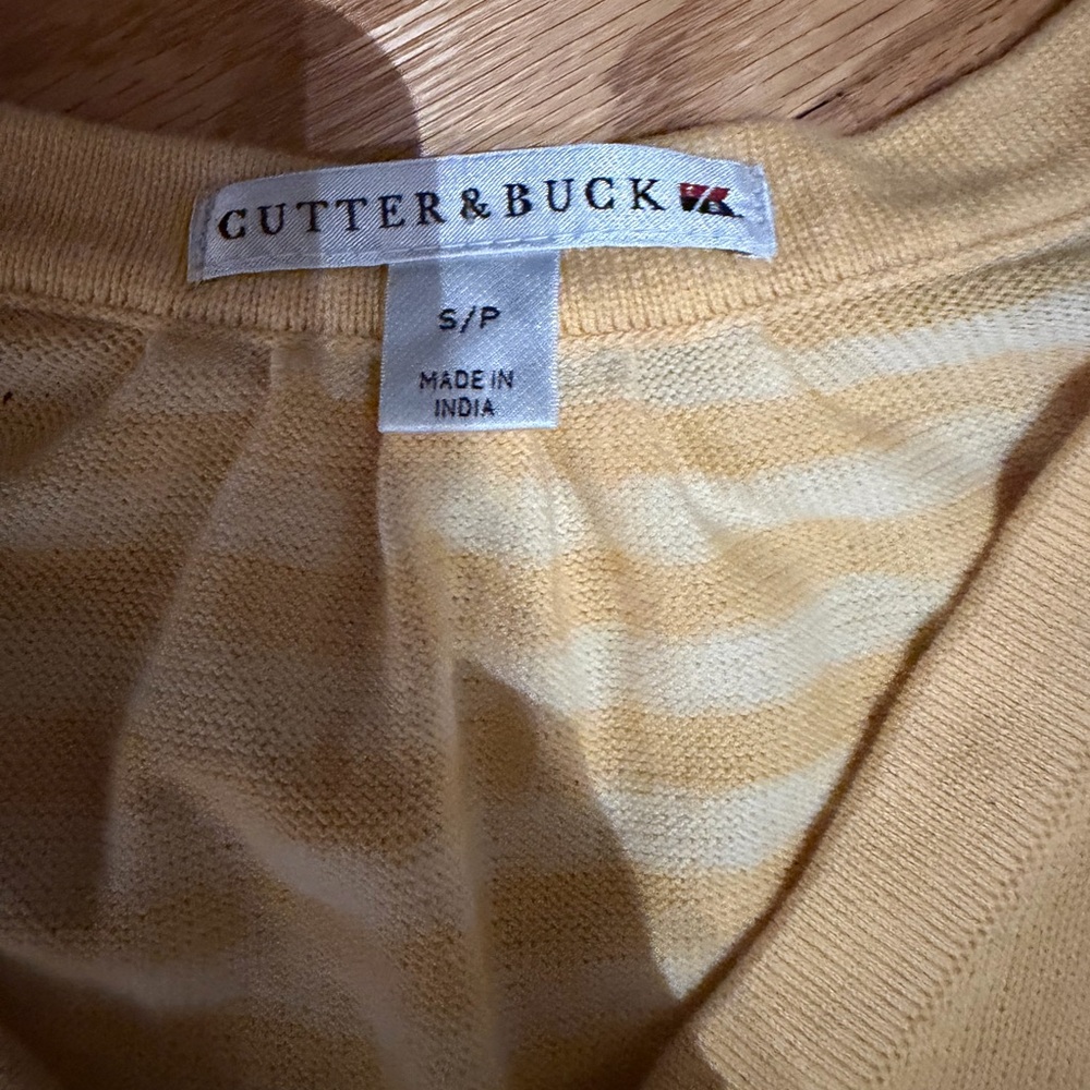 💚💛 Cutter & Buck Green Bay Packers V-Neck Sweater — Size S - Picture 3 of 3